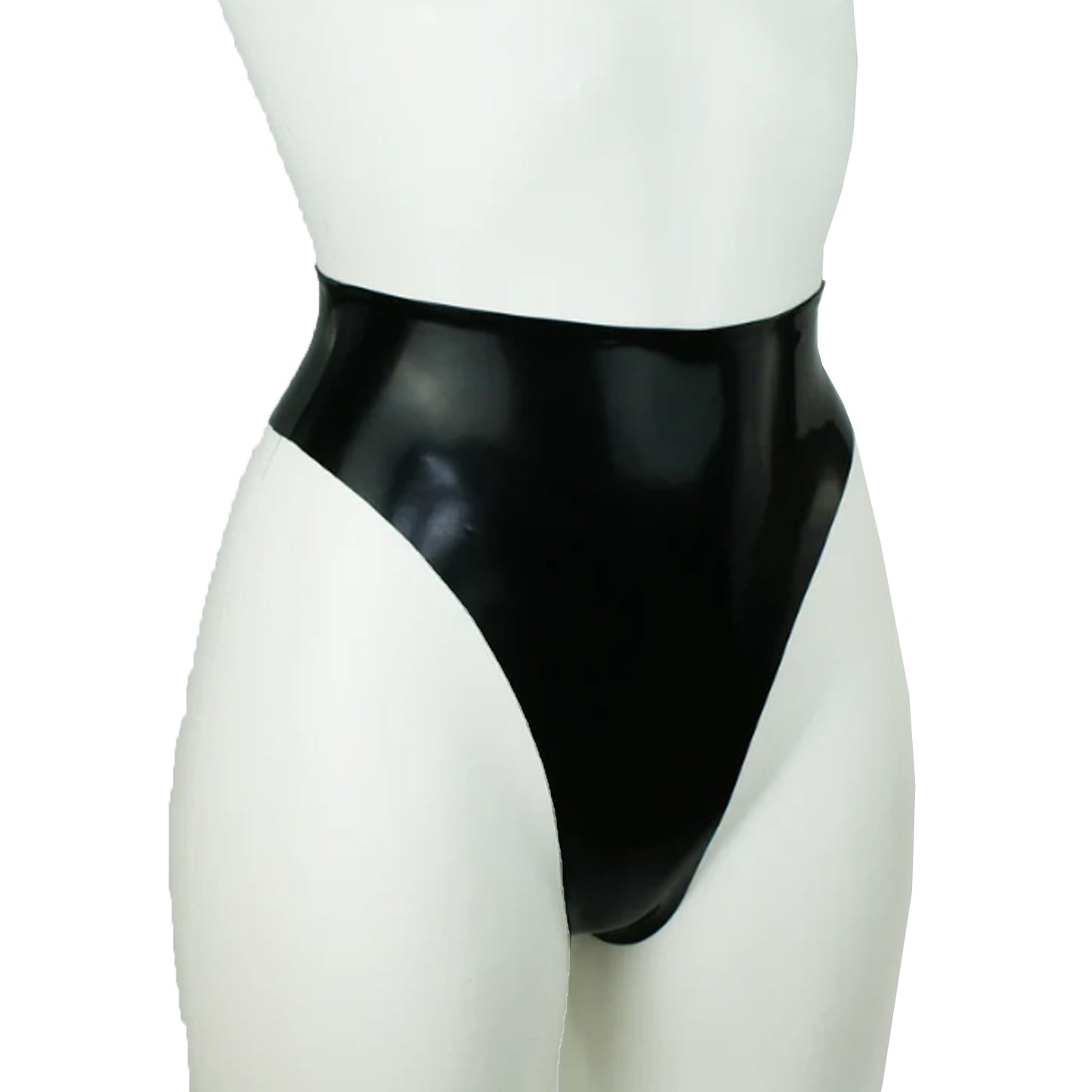 Women's High Waist Latex Thong,Fashion Natural Rubber Latex Briefs