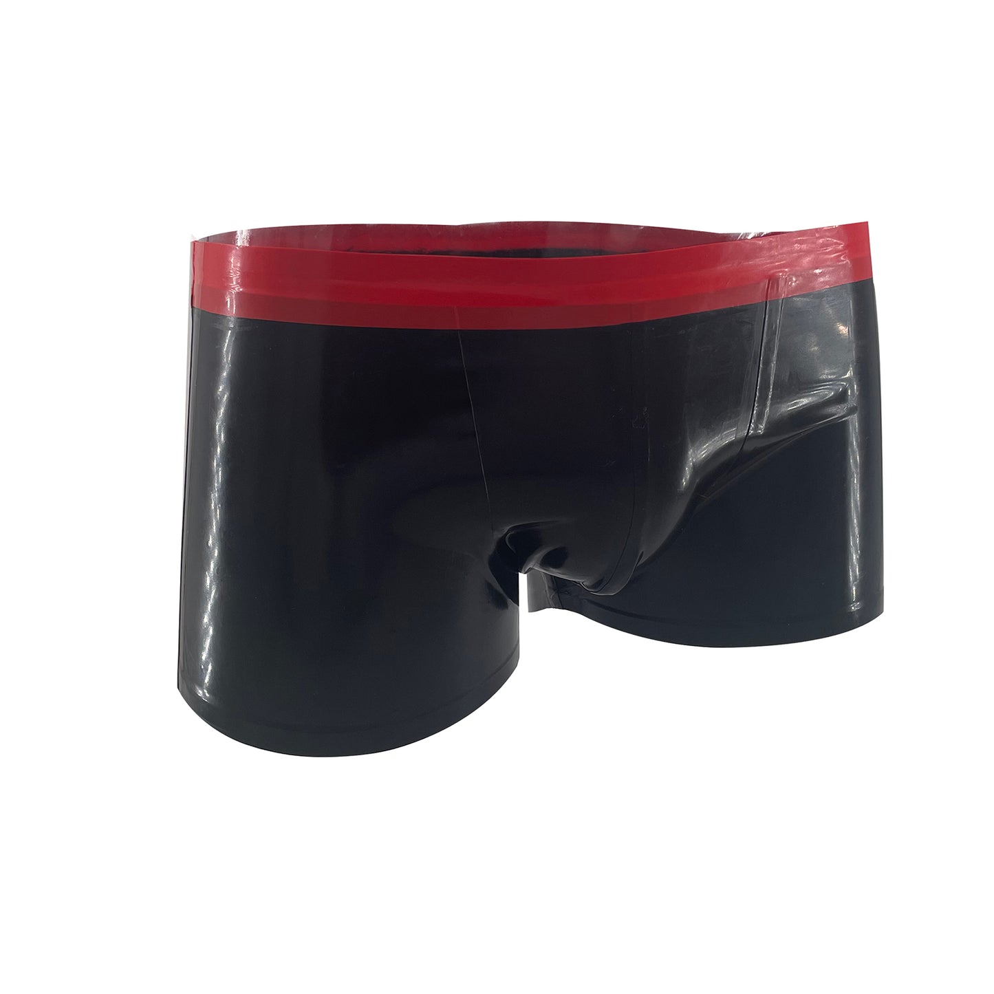 Black Latex Boxer Briefs for Men,Rubber Men's Underwear