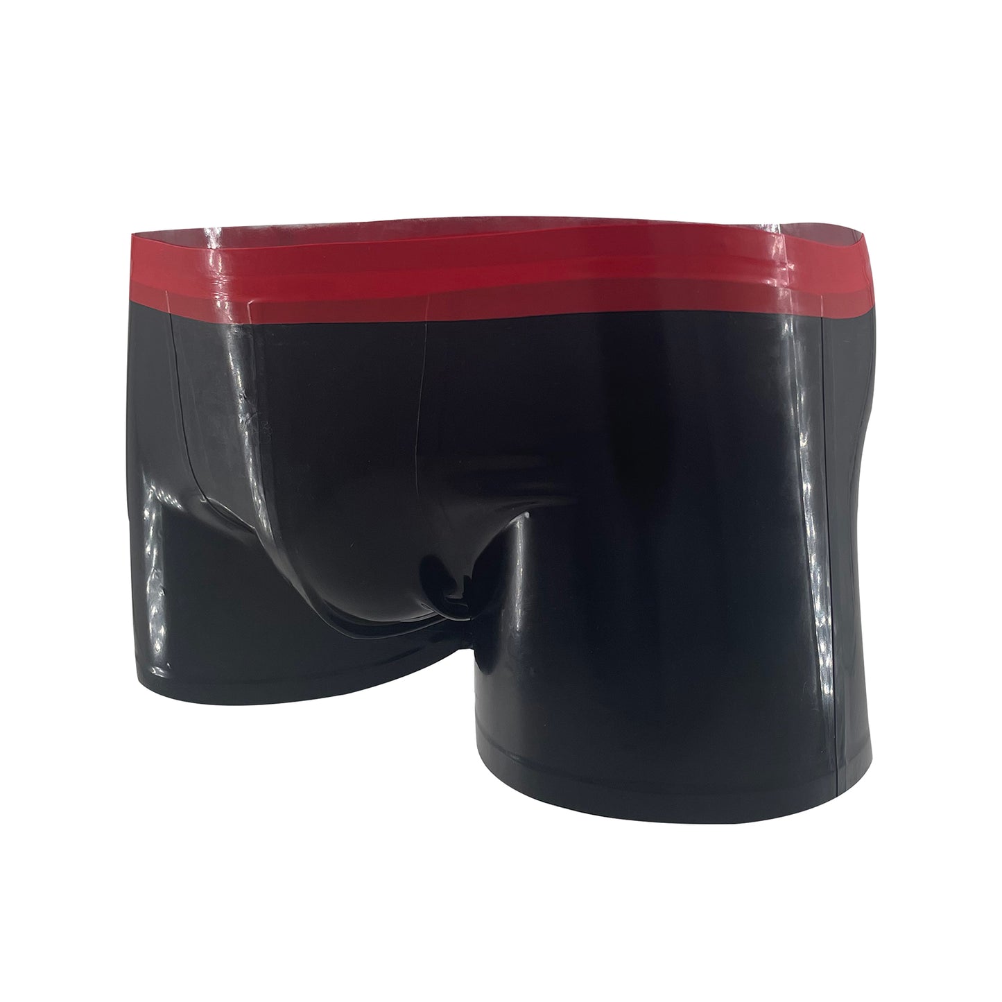 Black Latex Boxer Briefs for Men,Rubber Men's Underwear