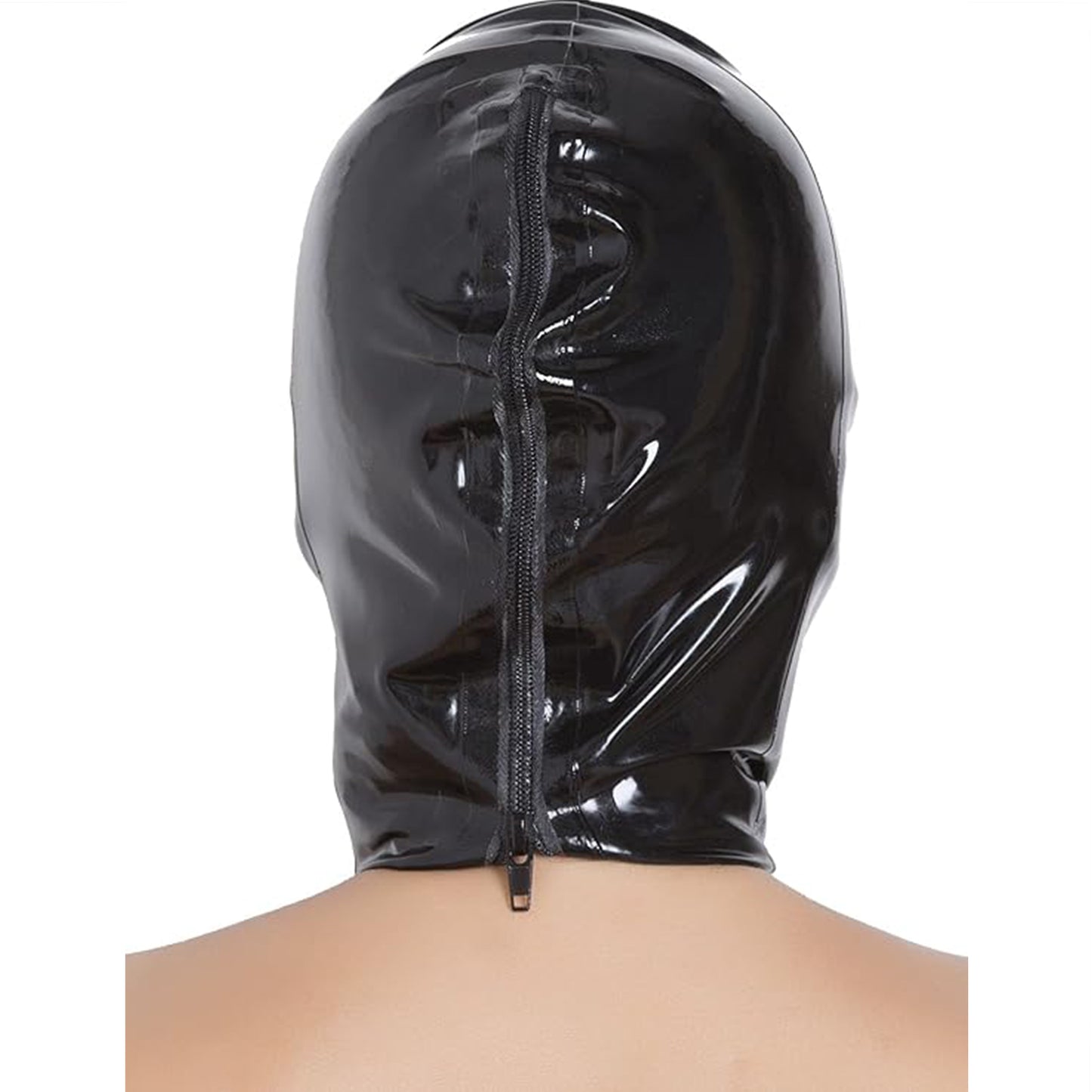 Handmade Latex Mask Black and White Stripe Decoration