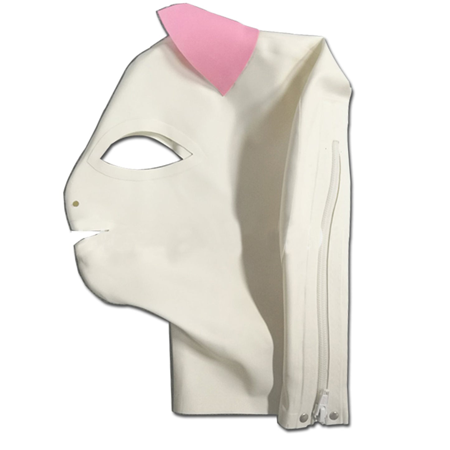 Handmade Natural Rubber Latex Cat Ears Hood Mask