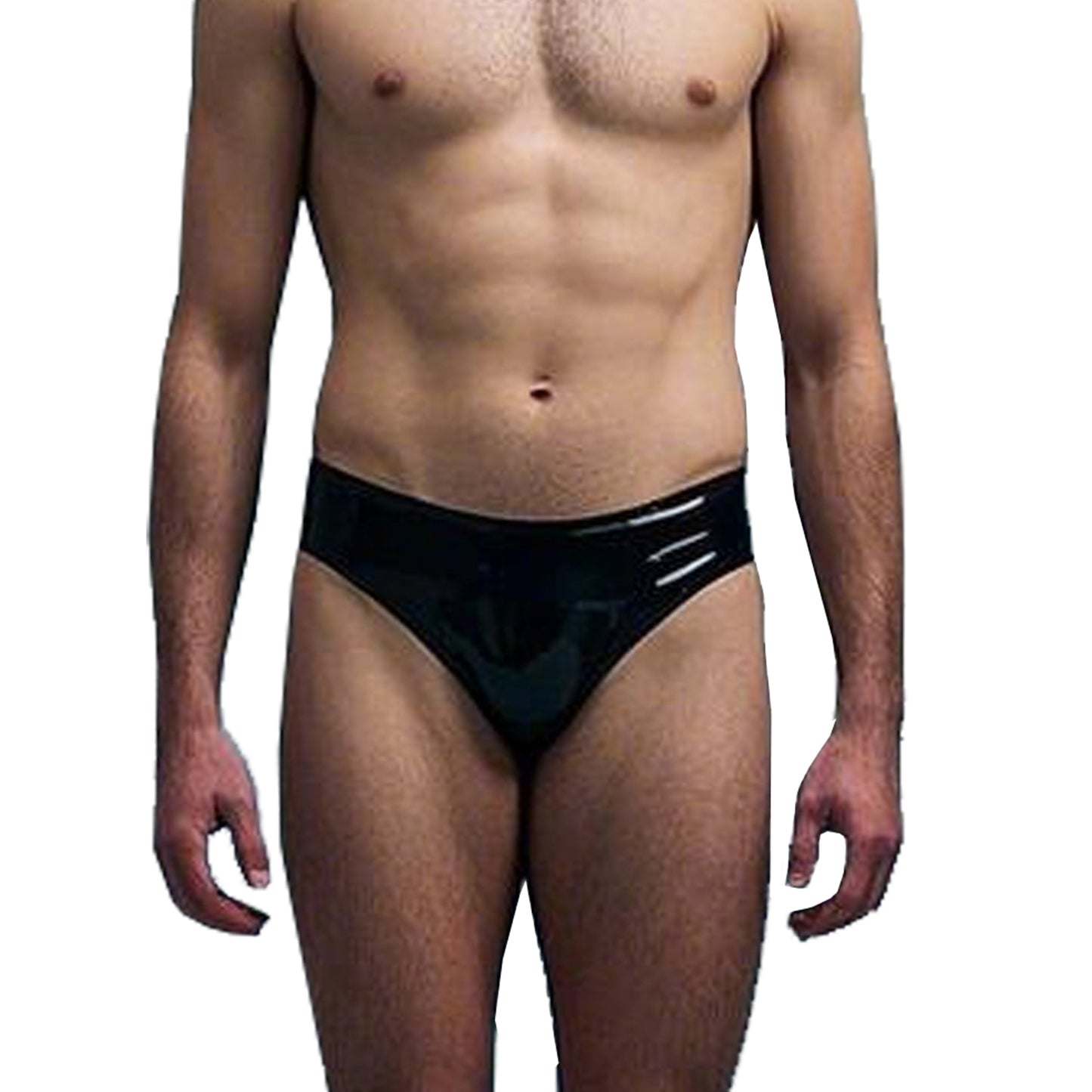 Natural Rubber Latex Shorts Underwear Open Hip,Latex Briefs for Men