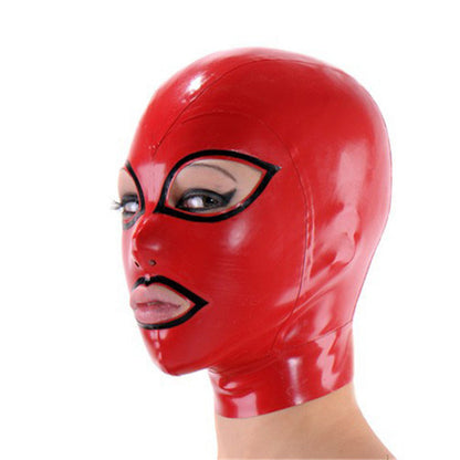 Red Latex Hood,Red Latex Hooded Masks