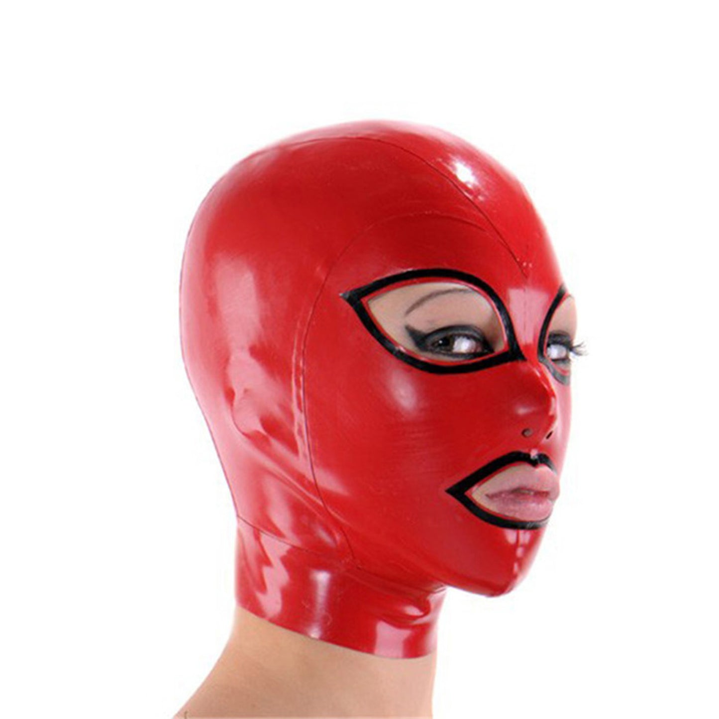 Red Latex Hood,Red Latex Hooded Masks