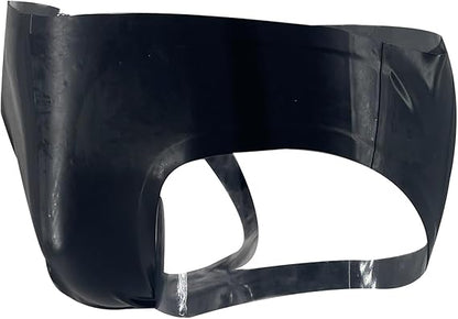 Natural Rubber Latex Shorts Underwear Open Hip,Latex Briefs for Men