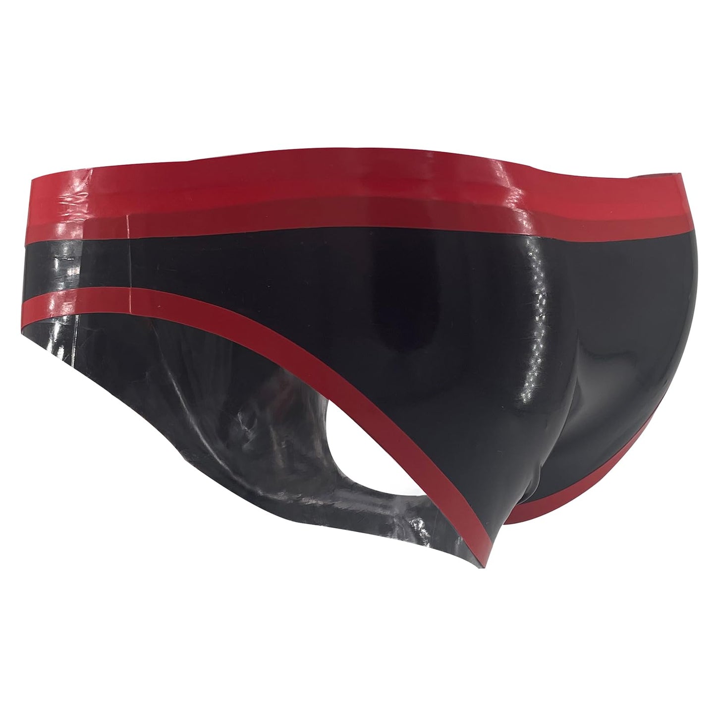 Fashion Black Rubber Briefs,Latex Briefs for Men