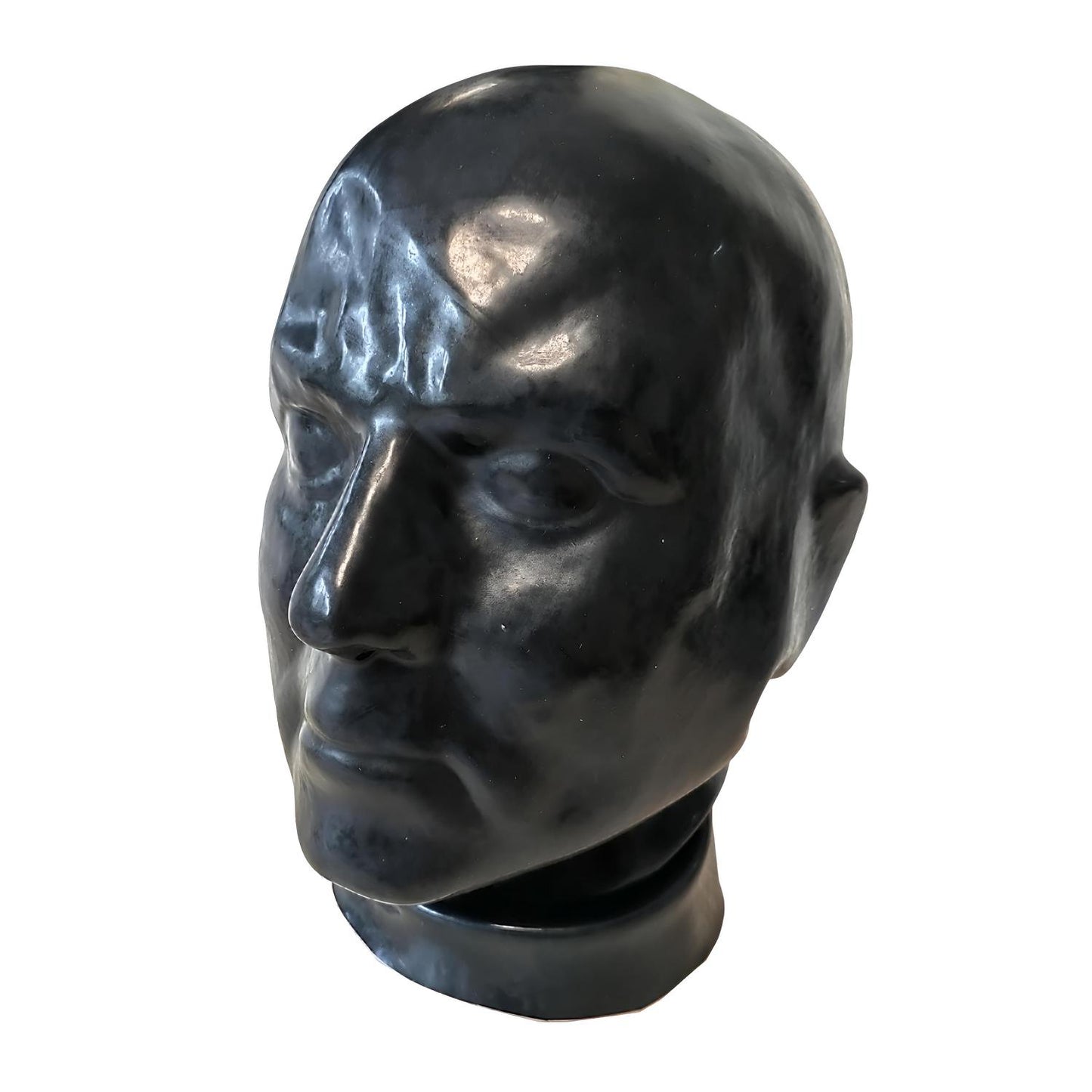 DIY Black Latex Hood Masks for Men (One Size)