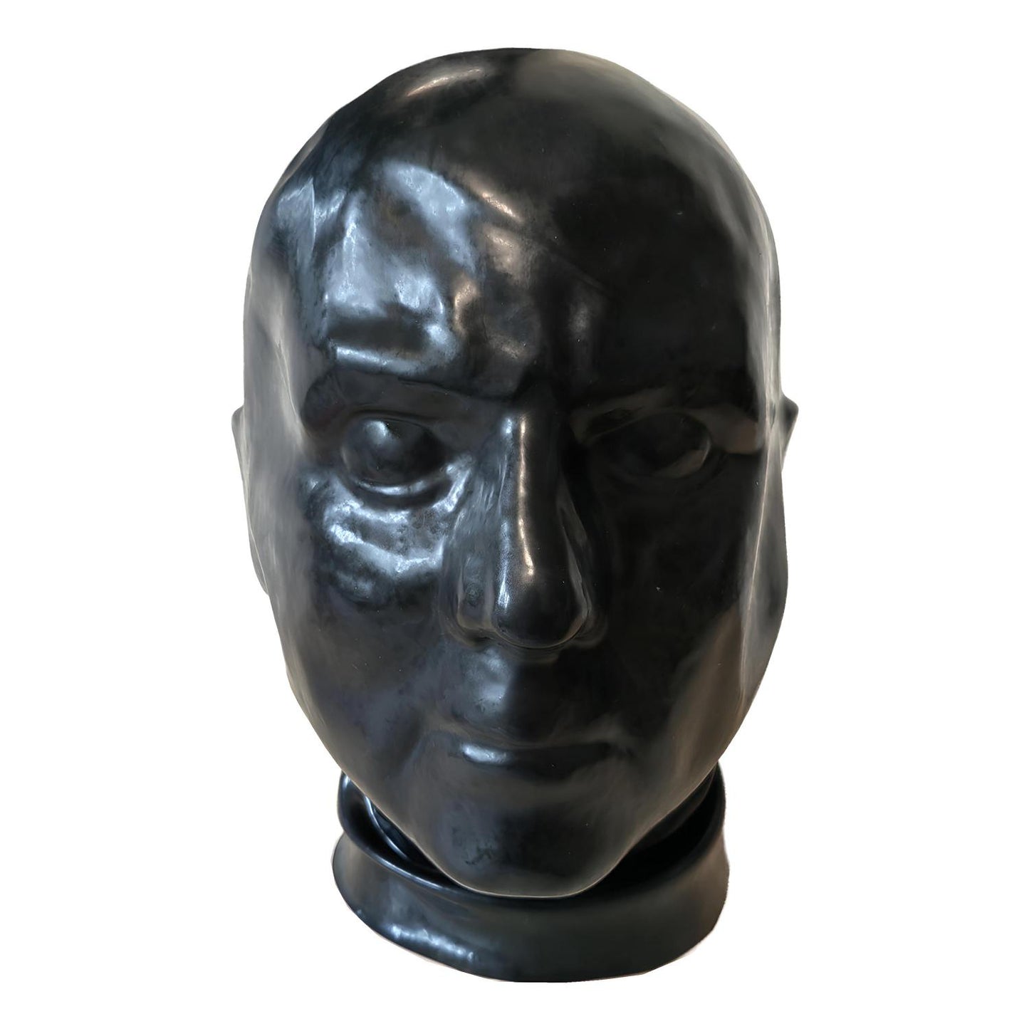 DIY Black Latex Hood Masks for Men (One Size)