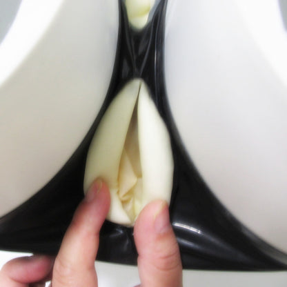 Black Latex Panties with Sheath