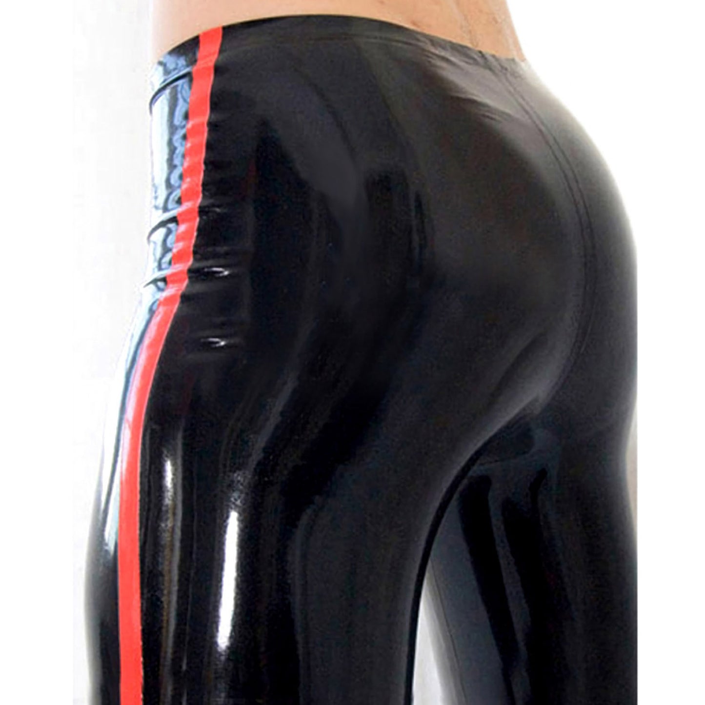 Men's Black Latex Leggings,Handmade 100% Natural Rubber Latex Pants