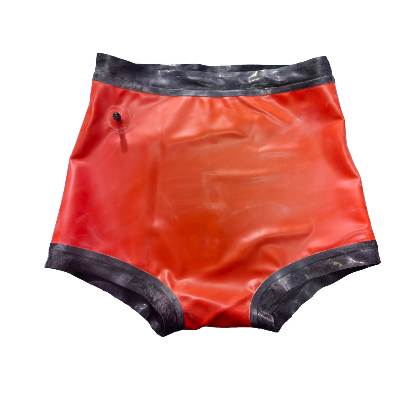 Men Double Layer Inflatable Latex Briefs
