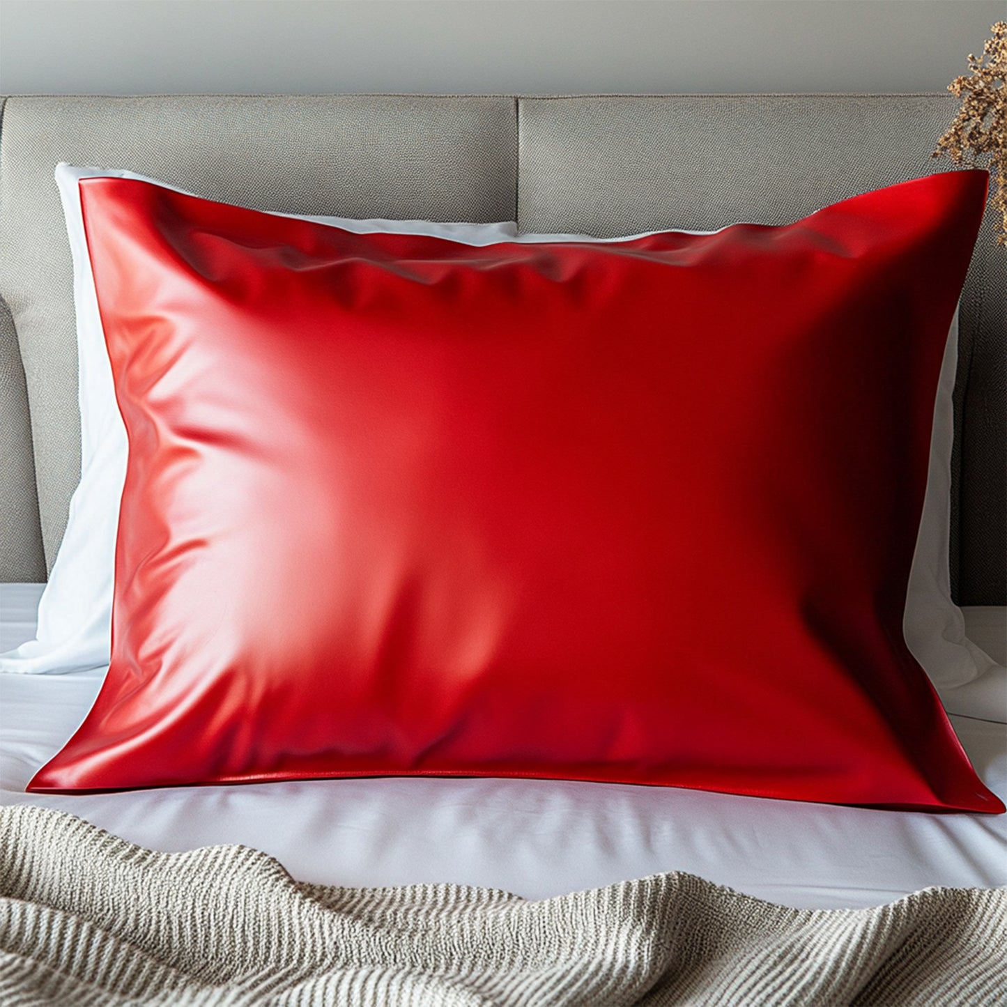 Classic Latex Pillowcases Closed with Zip,20X28 Inch Latex Pillow Case Cover